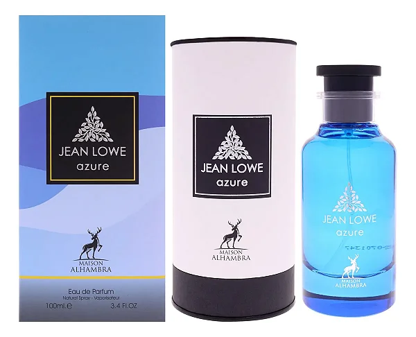 Perfume Árabe Jean Lowe Azure 100ml Maison Alhambra Eau de Parfum