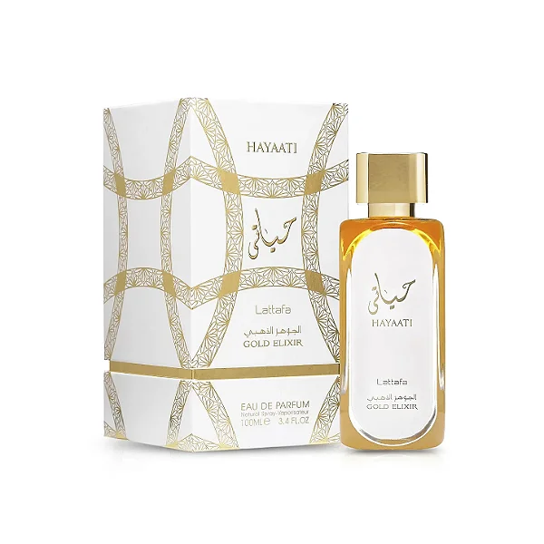 Perfume Árabe Hayaati Gold Elixir 100ml Lattafa Eau de Parfum
