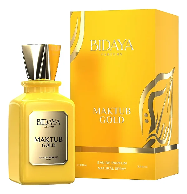 Perfume Árabe Maktub Gold 100ml Bidaya Parfums Eau de Parfum