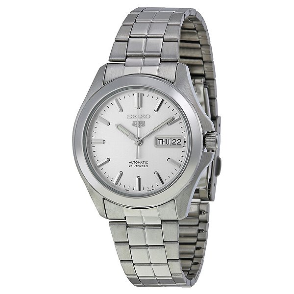 Relógio Masculino Seiko 5 Automático Silver - SNKK87K1