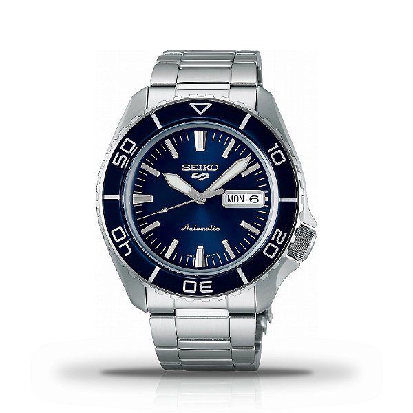 Relógio Masculino Seiko 5 Sports SKX Automático Mostrador Azul SRPK97K1