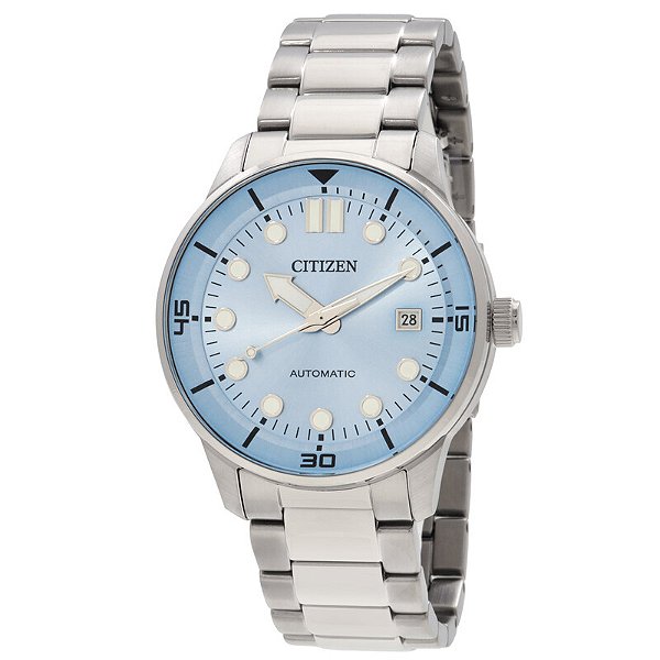 Relógio Masculino Citizen Automático Mostrador Azul - NJ0191-83L