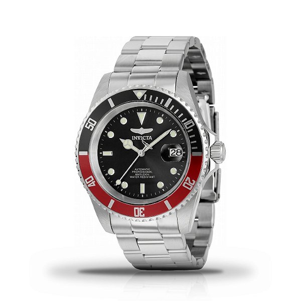 Relógio Masculino Invicta Pro Diver 43mm Automático Mostrador Preto 9403OBXL