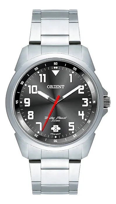 Relógio Masculino Orient Quartzo Clássico Mostrador Preto - MBSS1154A