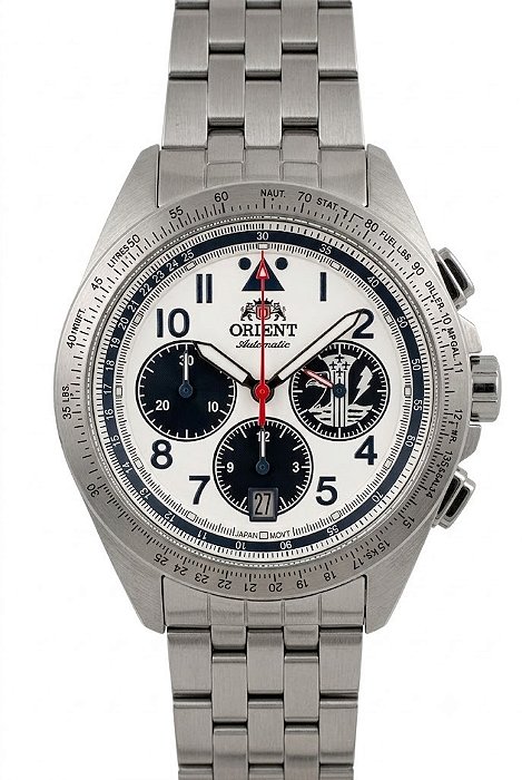 Relógio Masculino Orient FAB IV T6 Cronógrafo Automático Edição Especial FAB 4