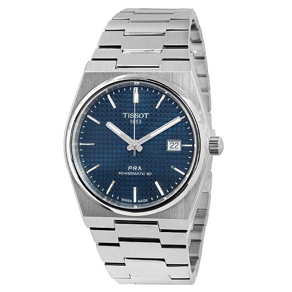 Relógio Masculino Tissot PRX Powermatic 80 Mostrador Azul