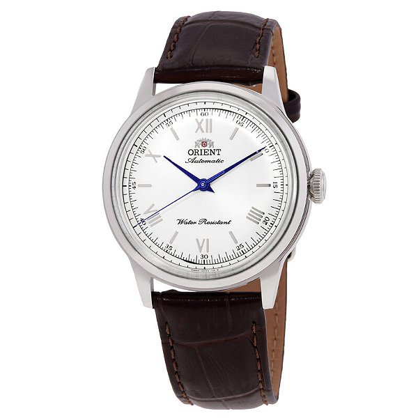 Relógio Masculino Orient Bambino Automático Mostrador Branco