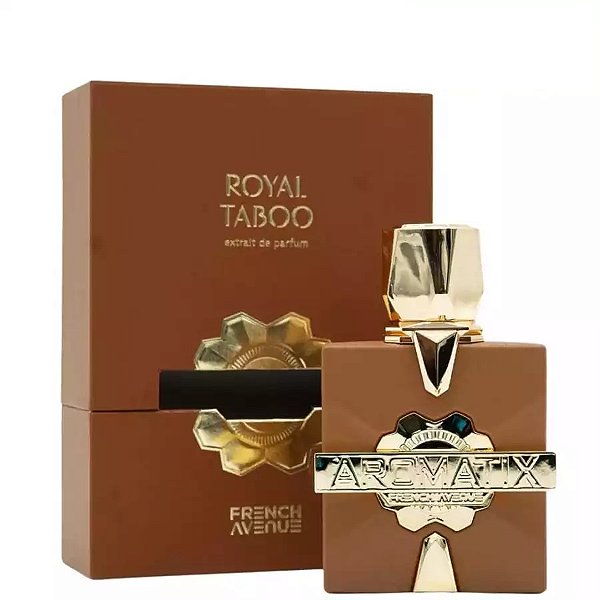Perfume Árabe Royal Taboo French Avenue Extrait De Parfum