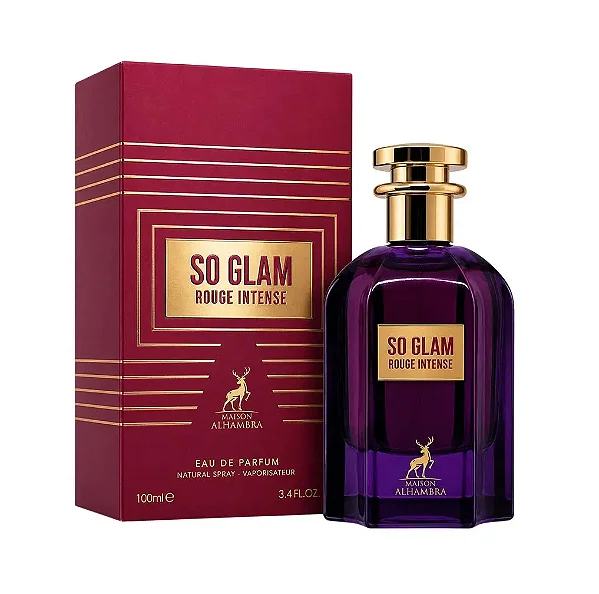 Perfume Árabe So Glam Rouge Intense Maison Alhambra Eau De Parfum