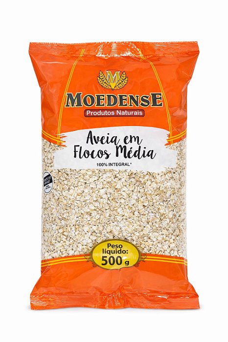 Aveia Flocos Media 500g MOEDENSE