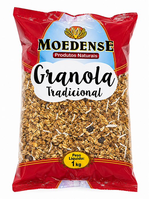 Granola Tradicional 1kg Moedense