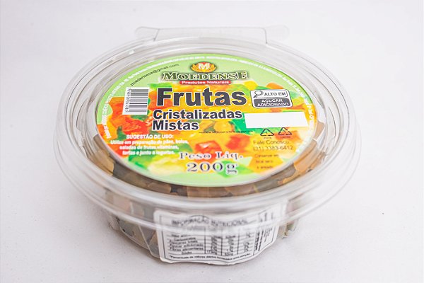 Frutas Cristalizadas 200g