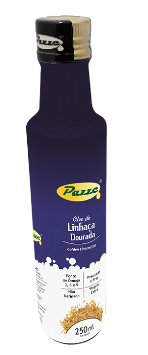 Óleo de Linhaça Dourada 250ml Pazze