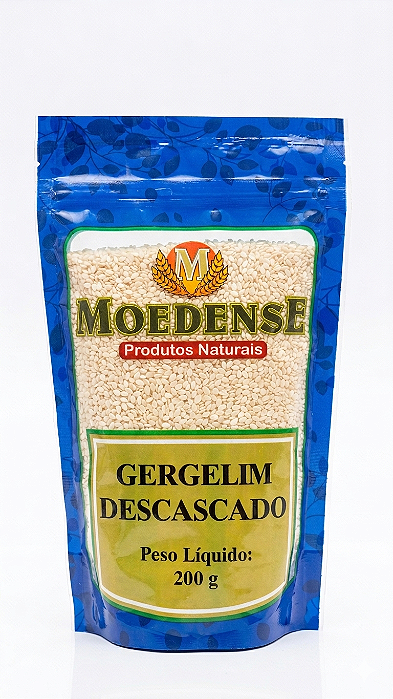 Gergelim Descascado 200g Moedense