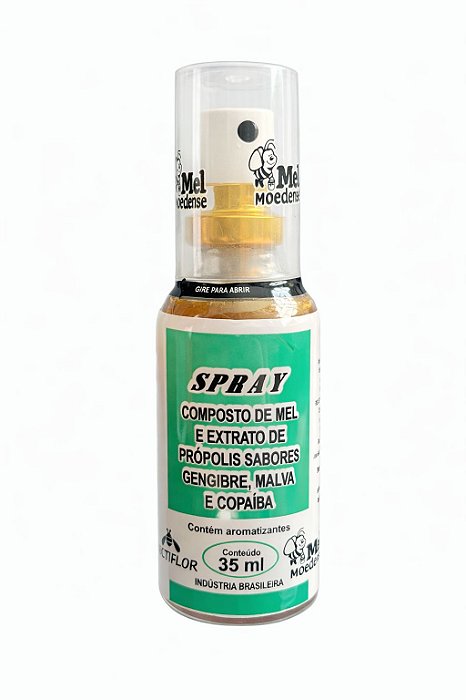 Spray Mel com Própolis, Gengibre, Malva e Copaíba 35ml