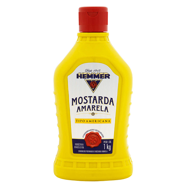 MOSTARDA HEMMER 1 KG AMARELA