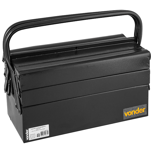 Caixa De Ferramentas Sanfonada 5 Gavetas 40cm 25kg Vonder