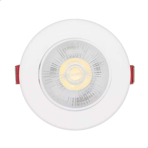 Spot Led Embutir 7w Redondo Direcionável Branco 3000k Avant