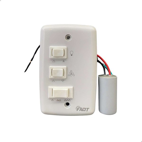 CONT  VENTILADOR 3 TECLAS C/ CAP 220V  (1304) - (108)