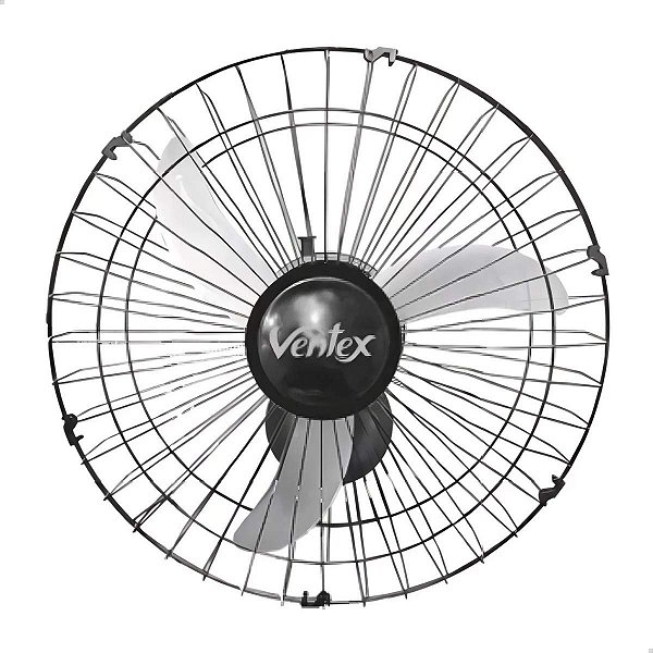 VENTEX  VENT  OSCILANTE PAREDE  50CM BIV  PRETO  TEX5   500