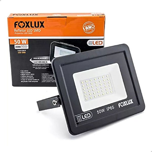 FOXLUX REFLETOR LED  QUENTE  50W  BIVOLT  LED38.13