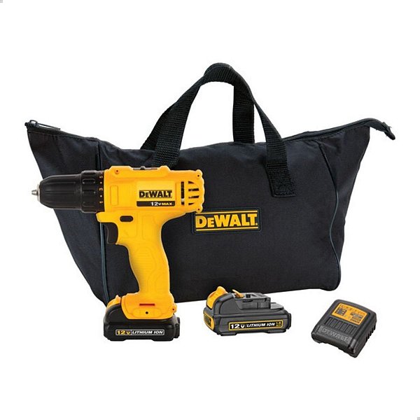 DEWALT  BAT 12V  PARAFUSADEIRA / FURAD  3/8  BIV  DCD700C2
