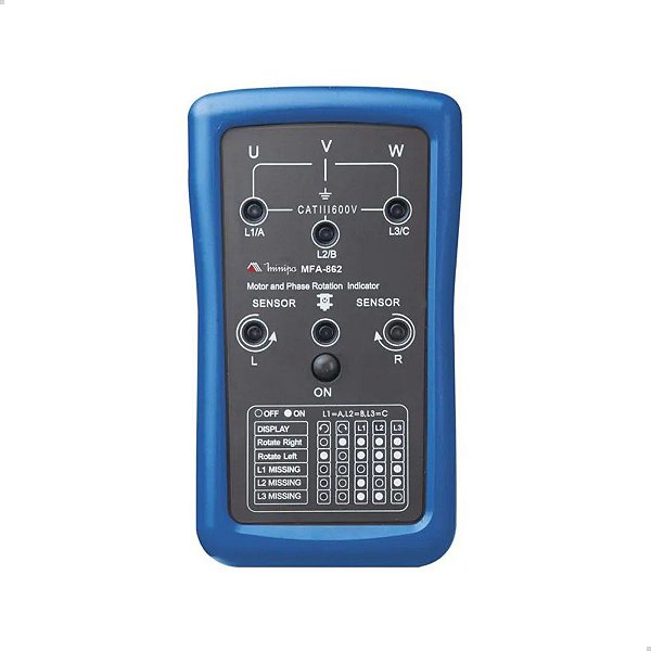 Fasímetro Minipa Mfa-862 Cat Iii 600v Mfa-862