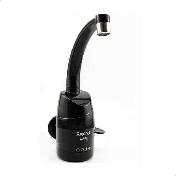 ZAGONEL 127V  TORNEIRA LUNA  4T  5500W  BLACK  PAREDE