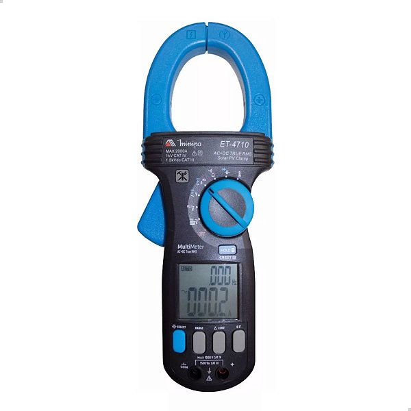 MINIPA ALICATE  AMP  DIGITAL  ET4710  2000A  PAINEL SOLAR