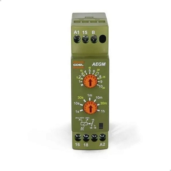 COEL  RELE  MULTI ESCALA  AEGM-UMM-P  24 A 240VCA/VCC   (AZ)