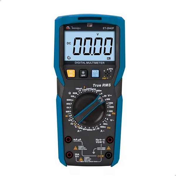 MINIPA MULTIMETRO DIGITAL  ET2042F  TRUE RMS