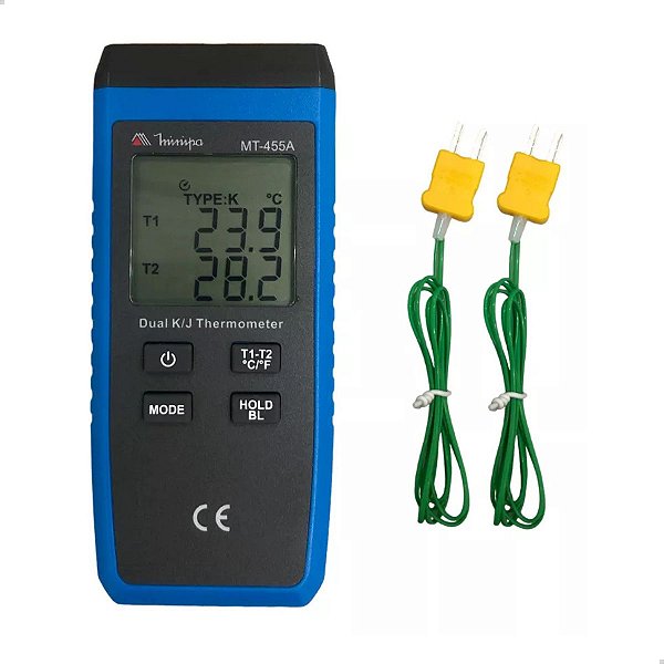 MINIPA TERMOMETRO DIGITAL  02 CANAIS  MT455A