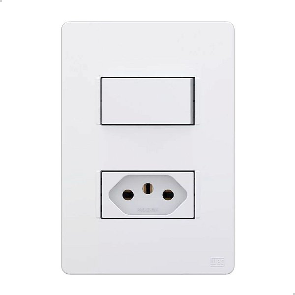 WEG ESATTA BRANCA  CONJ  INT  SIMPLES / TOMADA 10A  16093229