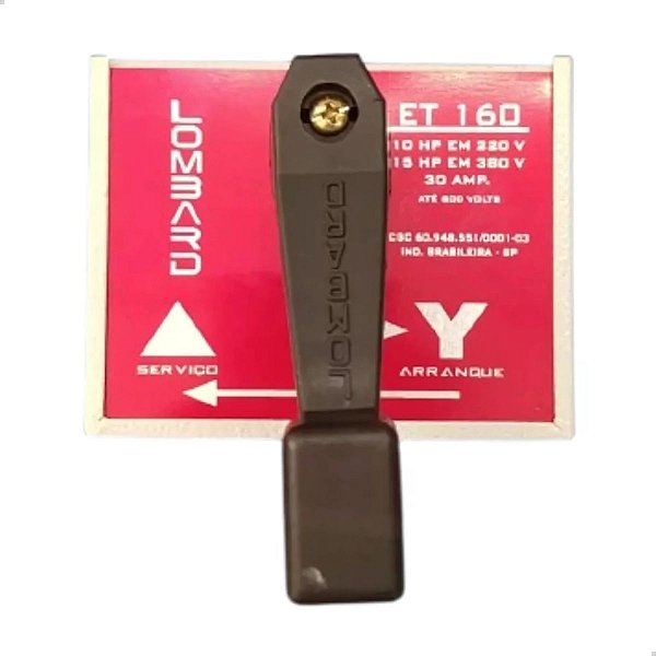 LOMBARD CHAVE ESTRELA TRIANGULO (ET160) 30A (10 HP)  103