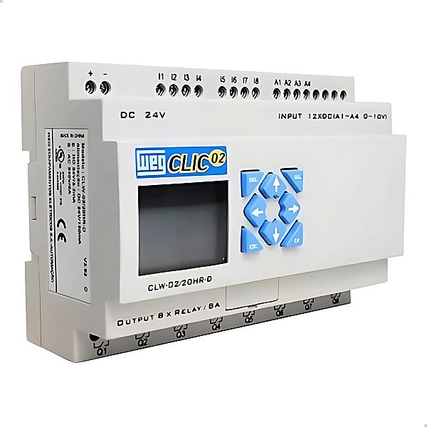 WEG RELE PROGRAMAVEL CLW-02/20HR-D 3RD 24VCC 11268416 ( AM/PT )