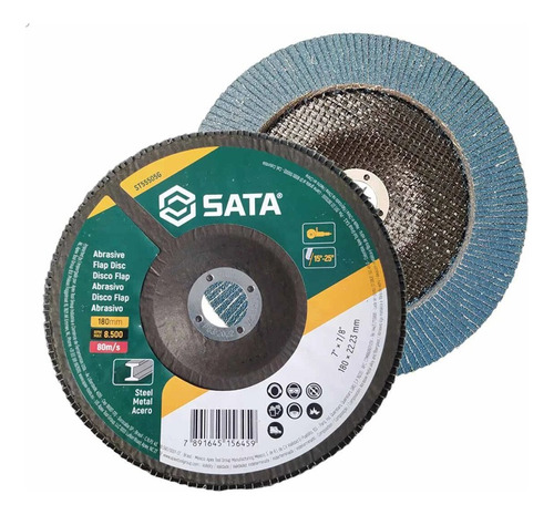 Disco Flap Abrasivo Metal 7 C40 Sata St55505g