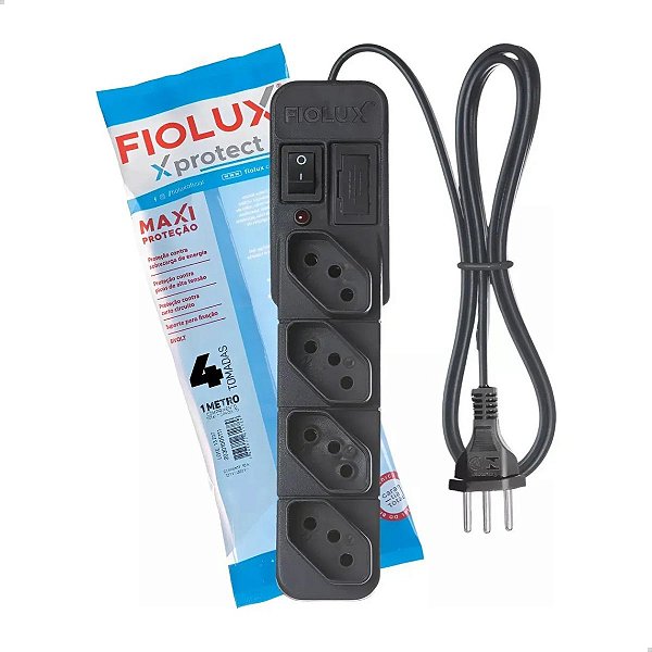 FIOLUX FILTRO DE LINHA  04 TOM  PRETO  20301004111