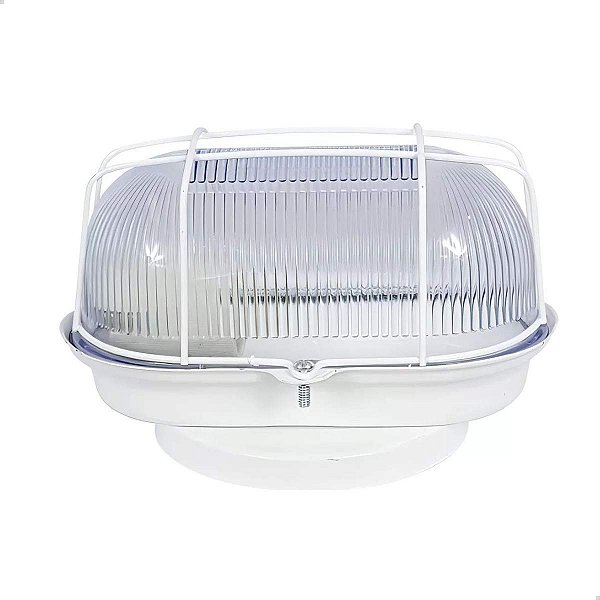 JR LUMINARIA TARTARUGA FERRO/ACRILICO BRANCO