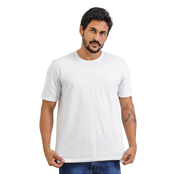 Camiseta Básica Gola Redonda P ao Plus Size 100% algodão Masculina