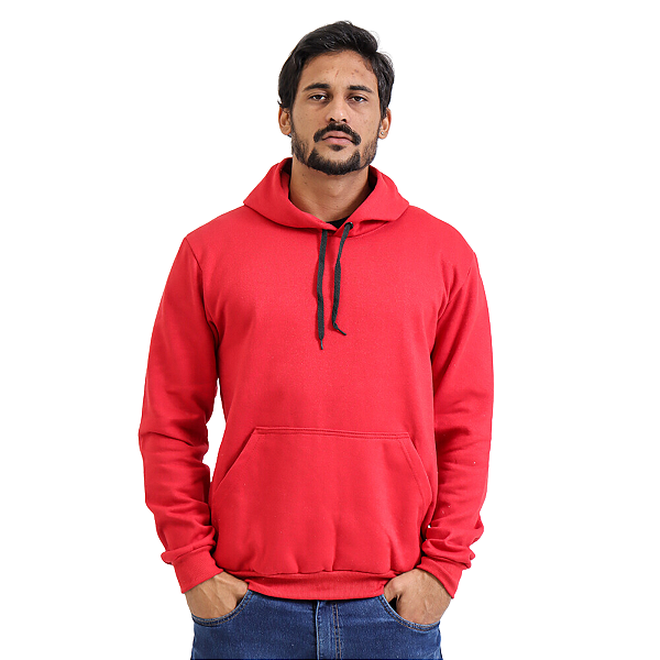 Moletom Algodão Canguru Masculino