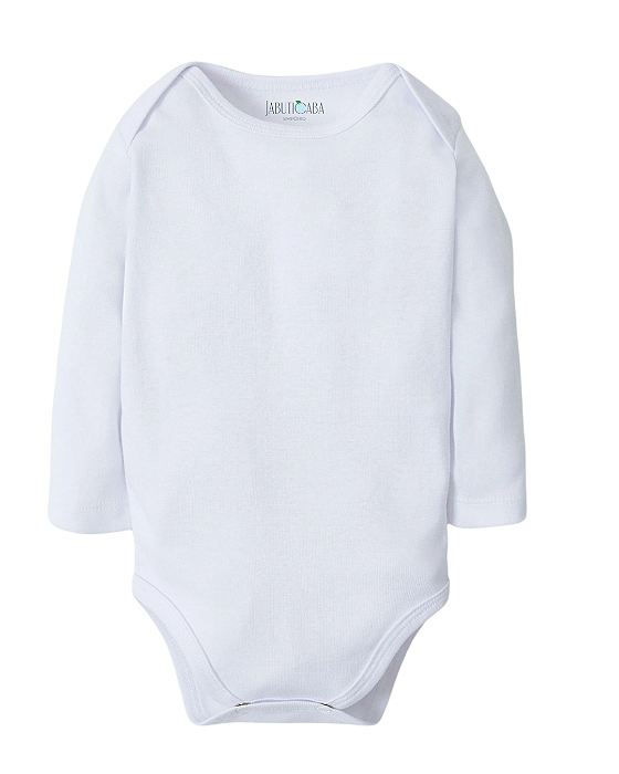 Body Infantil 100% Algodão Manga Longa