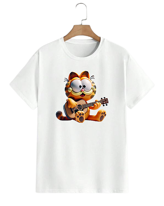 Camiseta Unisexx Garfield 100% algodão Empório Jabuticaba