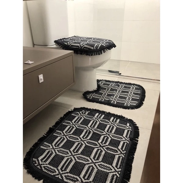 Jogo de Banheiro Canelado VestHouse