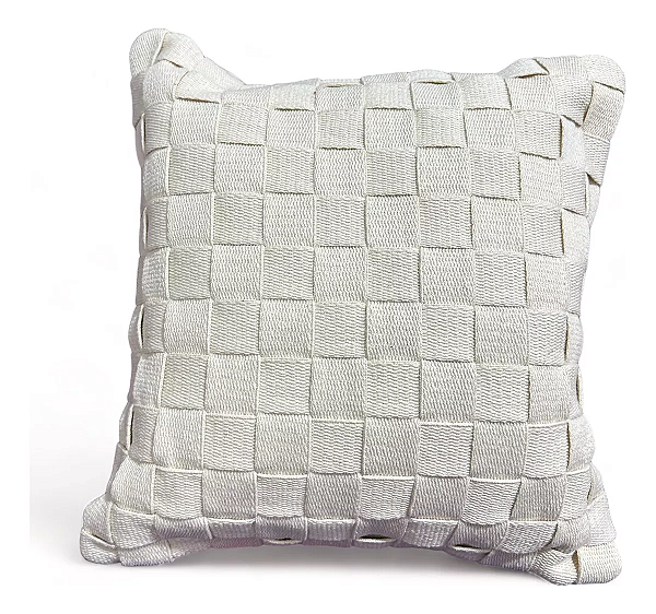 Capas Almofada Trancê 45x45 Decoração Com Zíper Invisível