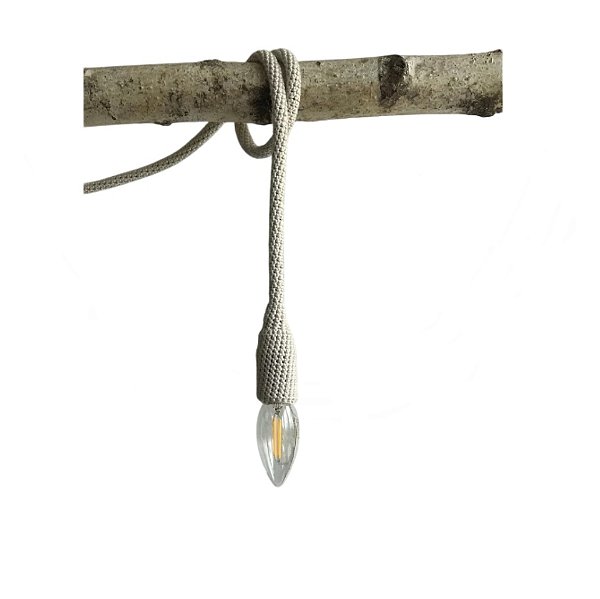 Luminária Pendente de Crochê