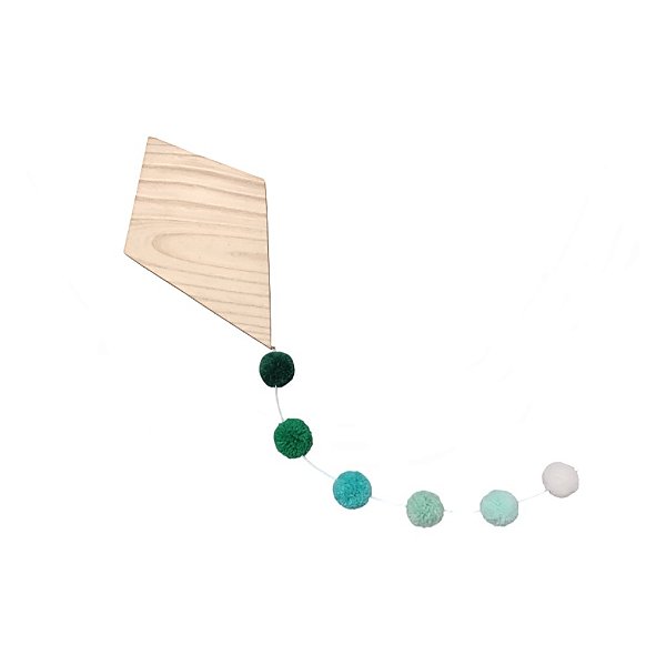 Pipa Decorativa de Madeira