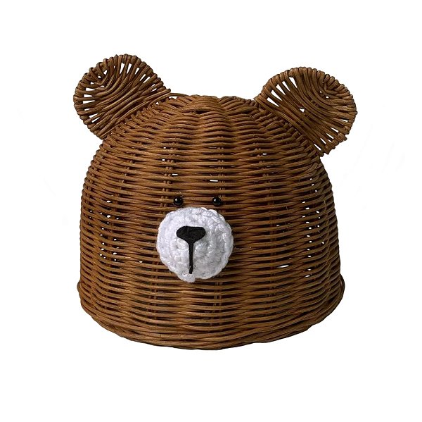 Luminária Pendente Urso Rattan
