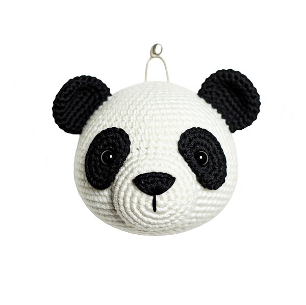 Panda de Parede em Crochê