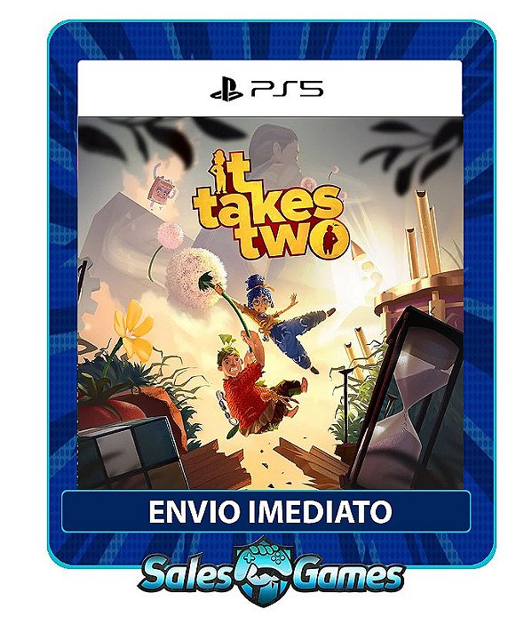 It Takes Two - PS5 - Edição Padrão - Primária - Mídia Digital.