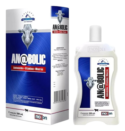 Anabolic Aminoácidos Vitaminas Minerais 500ml - Noxxon